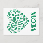 Vegan Lover Postkarte (Vorderseite)
