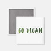 Vegan Magnet (Vorderseite/Rückseite)