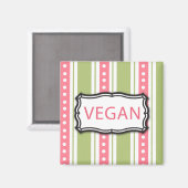 Vegan Magnet (Vorderseite/Rückseite)