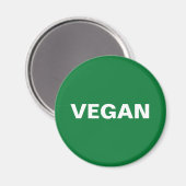 VEGAN MAGNET (Vorderseite/Rückseite)