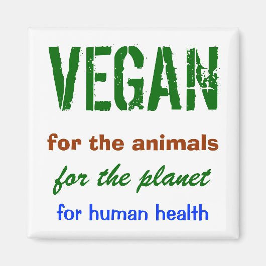 VEGAN MAGNET (Vorne)