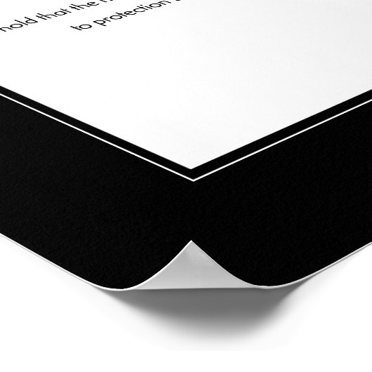 Vegan, Mahatma Gandhi - Wanddekoration Poster (Ecke)