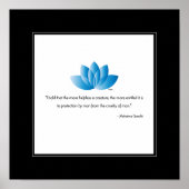 Vegan, Mahatma Gandhi - Wanddekoration Poster (Vorne)