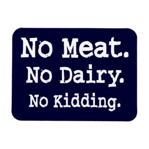 Vegan Message with Attitude Magnet