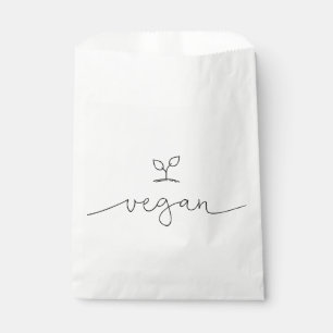 Vegan Minimalistisch Geschenktütchen