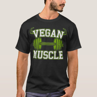 Vegan Muskel Vegane Bodybuilding Fitness T-Shirt