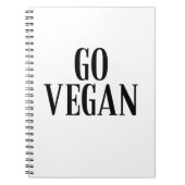 Vegan Notizblock (Vorderseite)