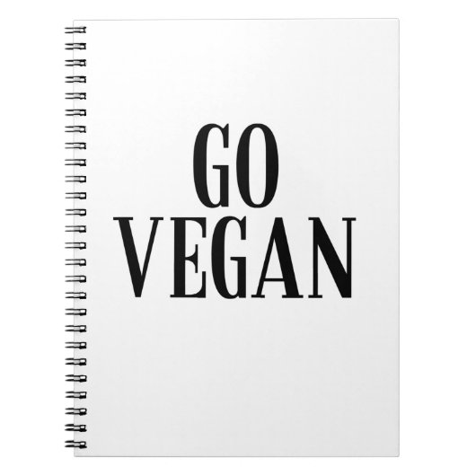 Vegan Notizblock (Vorderseite)