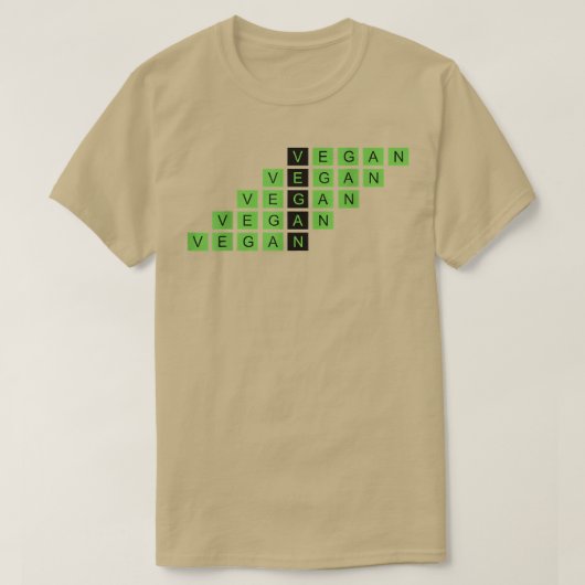 Vegan, Organic, No Meat, Vegan, vegetarian  T-Shirt (Design vorne)