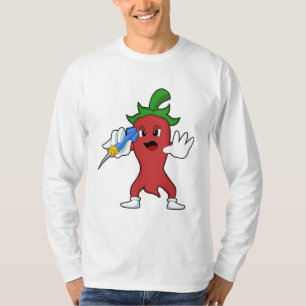 Vegan Pepper bei Darts mit Dart.PNG T-Shirt