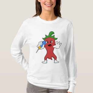 Vegan Pepper bei Darts mit Dart.PNG T-Shirt
