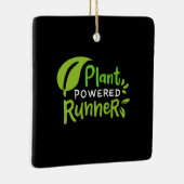 Vegan - Pflanze Powered Runner Keramikornament (Rechts)
