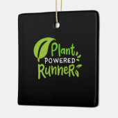 Vegan - Pflanze Powered Runner Keramikornament (Links)