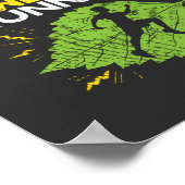 Vegan - Pflanze Powered Runner Poster (Ecke)