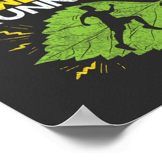 Vegan - Pflanze Powered Runner Poster (Ecke)