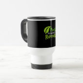 Vegan - Pflanze Powered Runner Reisebecher (Vorderseite Links)
