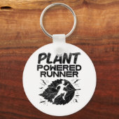 Vegan - Pflanze Powered Runner Schlüsselanhänger (Vorderseite)