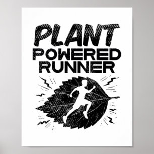 Vegan - Pflanzenbasierter Läufer Poster