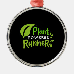 Vegan - Pflanzenpowered Läufer Ornament Aus Metall