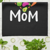 Vegan - Plant Based Mom Geschirrtuch (Gefaltet)