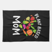 Vegan - Plant Based Mom Geschirrtuch (Horizontal)