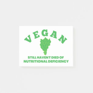 vegan post-it klebezettel