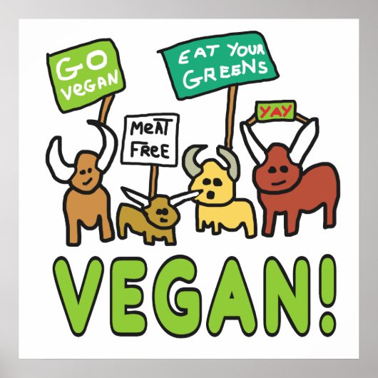 Vegan Poster (Vorne)