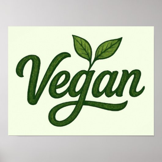 Vegan Poster (Vorne)