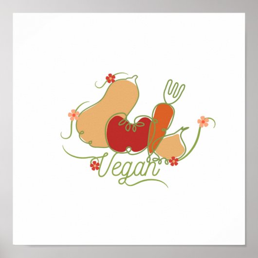 vegan poster (Vorne)