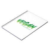 Vegan - Powered by Pflanzgut Notizblock (Linke Seite)