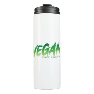 Vegan - Powered by Pflanzgut Thermosbecher