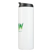 Vegan - Powered by Pflanzgut Thermosbecher (Nach rechts gedreht)