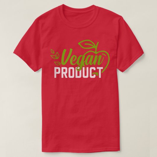 Vegan Product Cool Organic PlantBased Diet Vegetar T-Shirt (Design vorne)