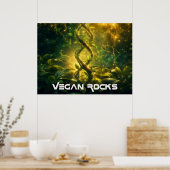 VEGAN ROCKS POSTER (Küche)