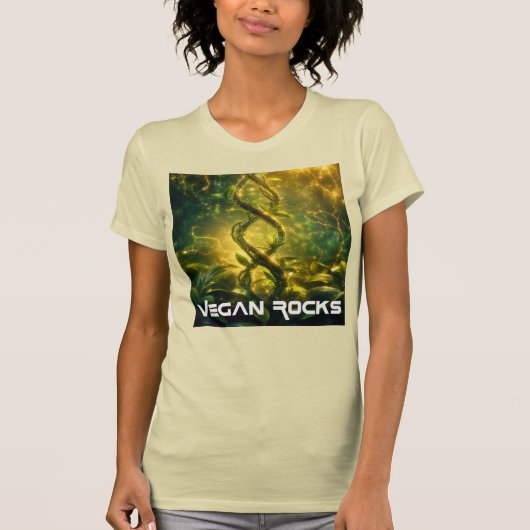 VEGAN ROCKS T-Shirt (Vorderseite)
