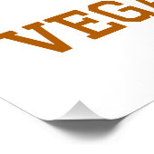 Vegan Runner Carrot Poster (Ecke)