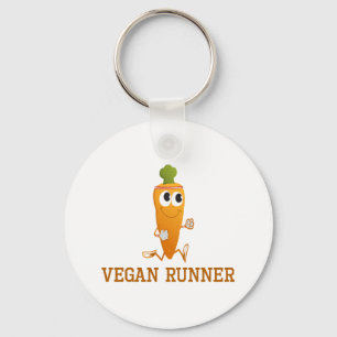 Vegan Runner Carrot Schlüsselanhänger