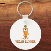 Vegan Runner Carrot Schlüsselanhänger (Vorderseite)