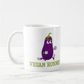 Vegan Runner Eggplant Kaffeetasse (Links)