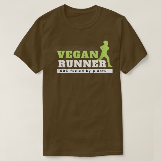 vegan runner  sports shirt Active  (Design vorne)