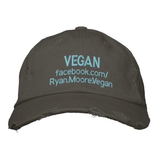VEGAN Ryan.Moore.Vegan Bestickte Kappe (Vorderseite)