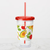 Vegan Salad Avocado Fiesta Acryltrinkbecher (Rechts)