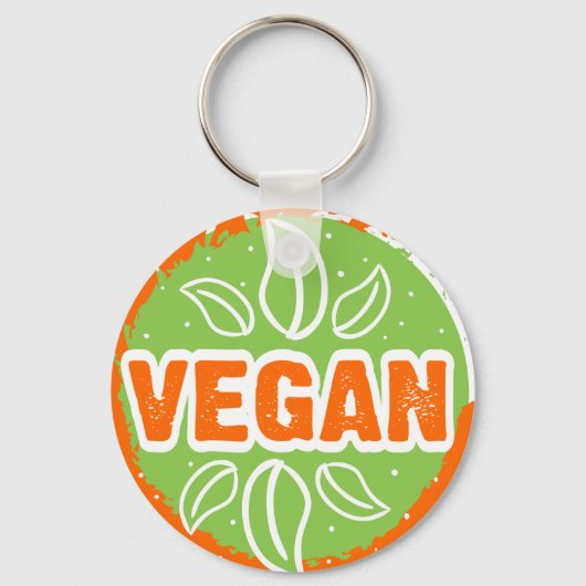 Vegan Schlüsselanhänger (Vorderseite)