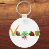 Vegan Schlüsselanhänger (Vorderseite)