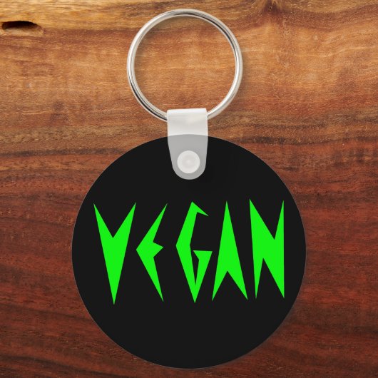 VEGAN SCHLÜSSELANHÄNGER (Vorderseite)