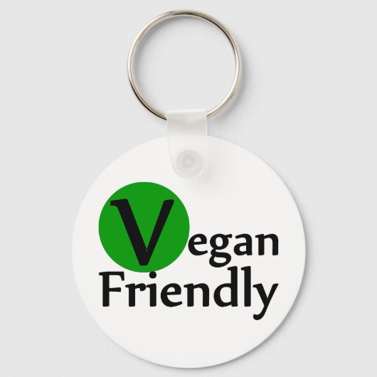 Vegan Schlüsselanhänger (Vorderseite)