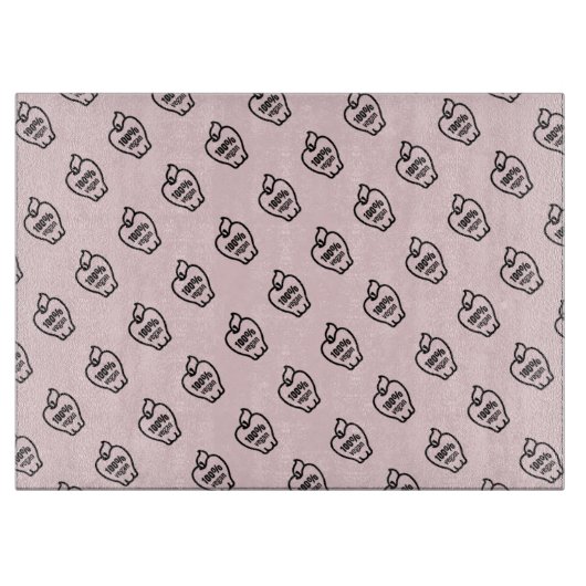 Vegan Schneidebrett (Vorderseite)