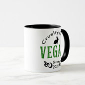 Vegan seit [Datum angeben] Tasse (VorderseiteRechts)