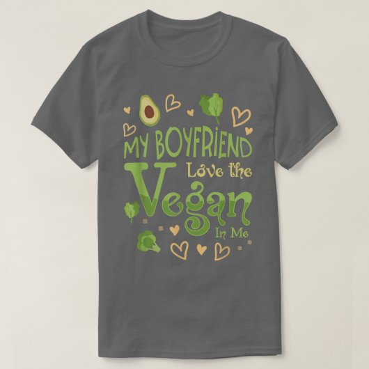 Vegan Soy Avocado Broccoli Pflanze Based Lifestyle T-Shirt (Design vorne)