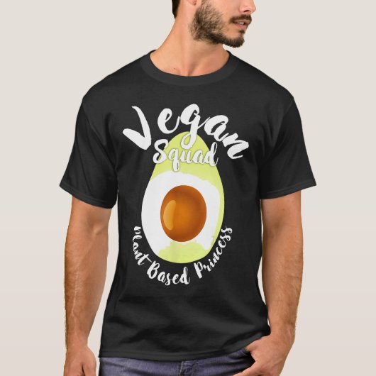 Vegan Squad Avocado T-Shirt (Vorderseite)